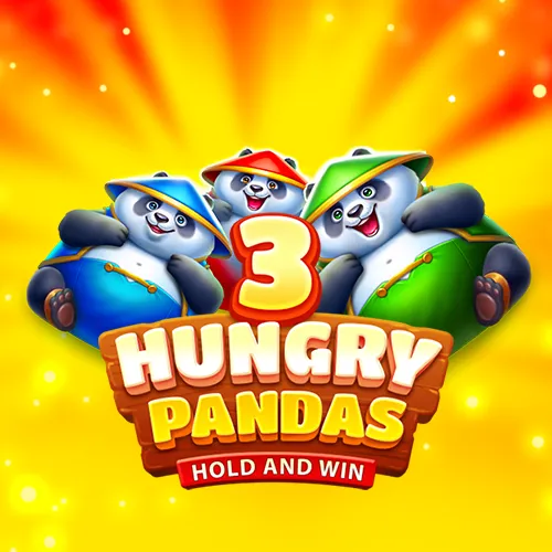 3 Hungry Pandas Hold and Win